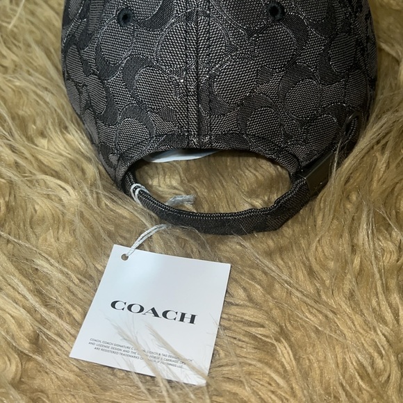 Coach Baseball Hat In Metallic Signature - Picture 6 of 13